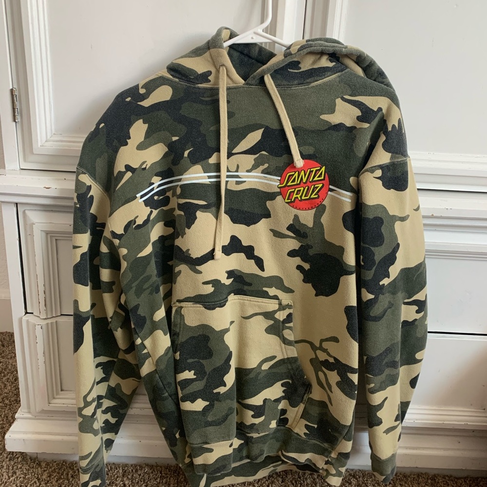 Camo Santa Cruz hoodie